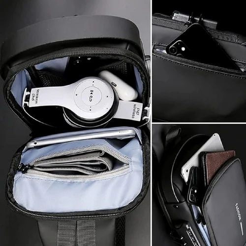 Sling Bag with USB Charging Port