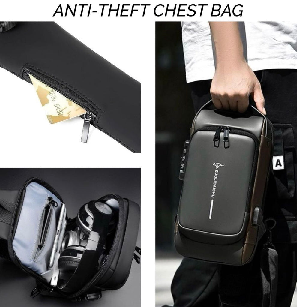Sling Bag with USB Charging Port