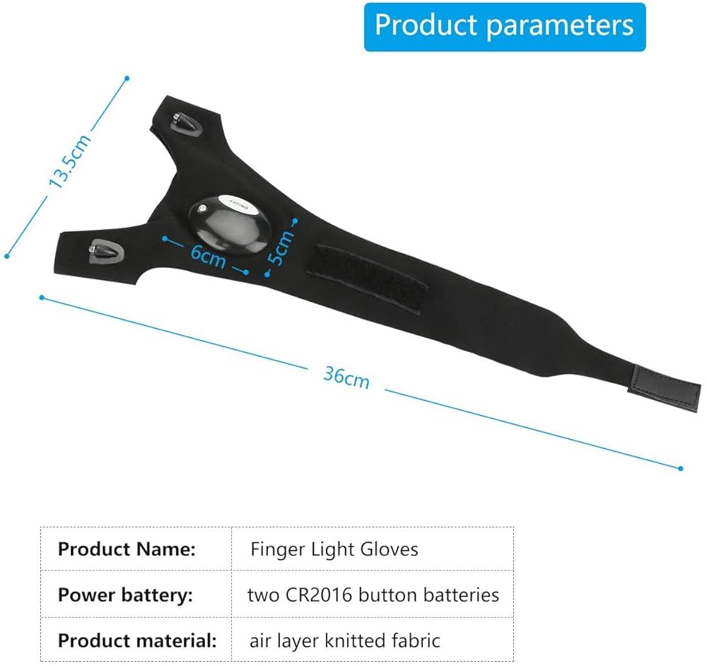 LED flashlight gloves