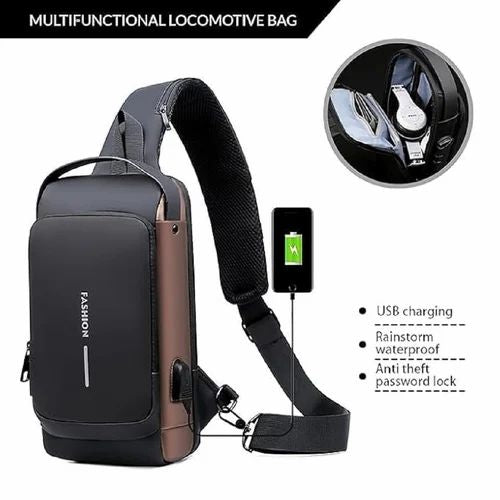 Sling Bag with USB Charging Port