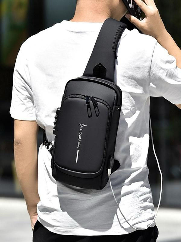 Sling Bag with USB Charging Port