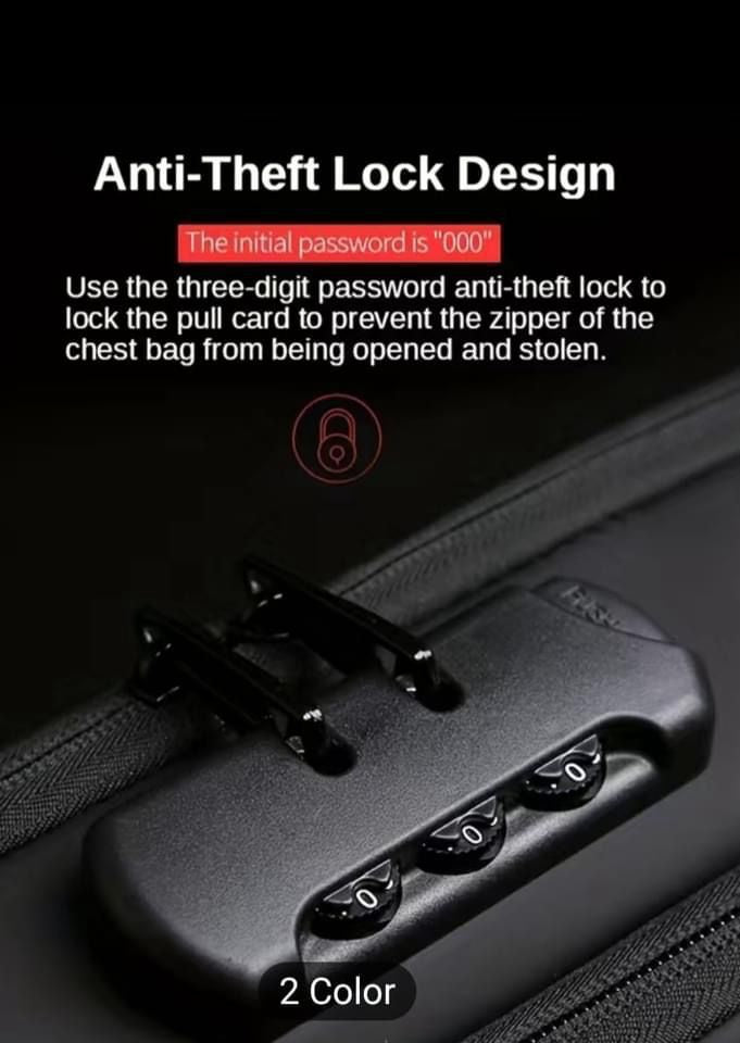 Sling Bag with USB Charging Port