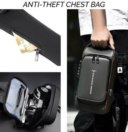 Sling Bag with USB Charging Port